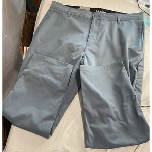 Men's Hurley Jet Set Tech Blue/Gray‎ Golf Pants- NWT- Size 40X30- Very Nice